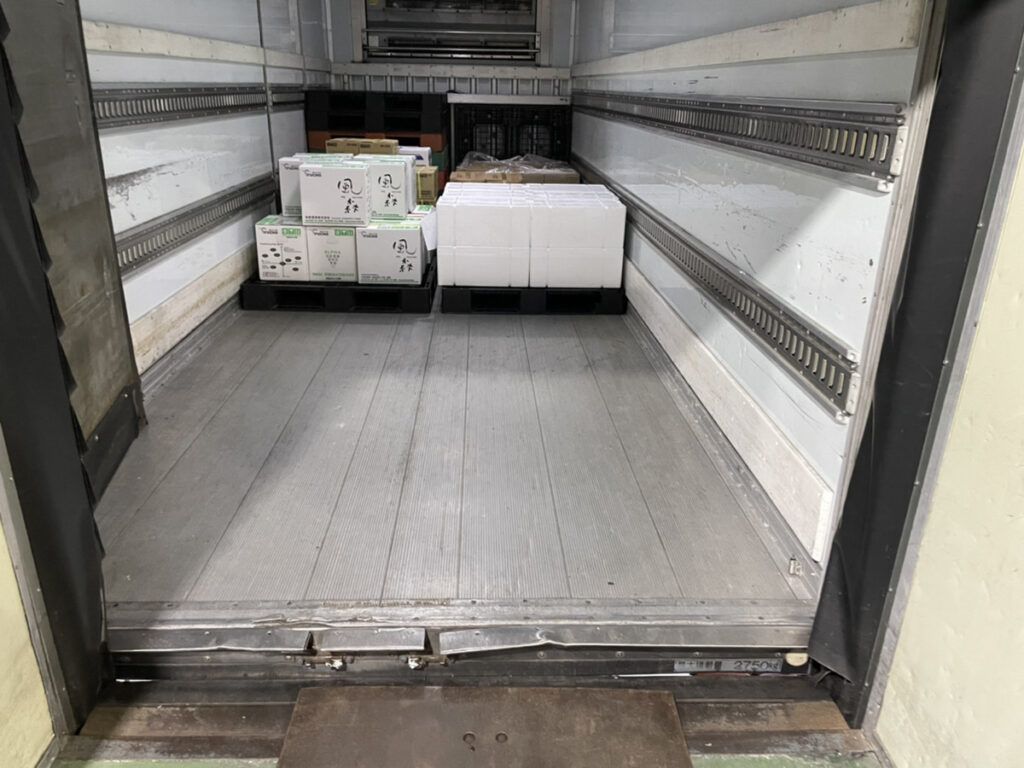 積み込み時にも商品劣化を防ぐ